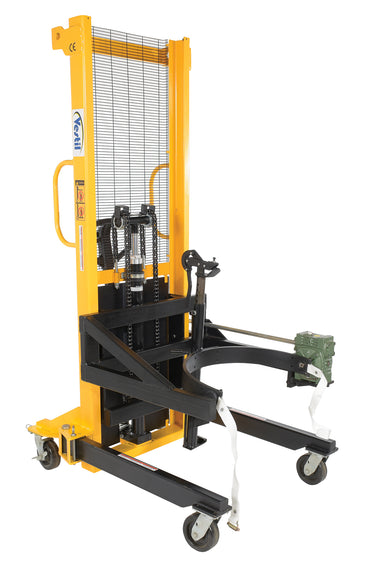 Steel Manual Drum Lifter/Rotator/Transport 51-1/2 x 34 In. x 82-5/8 In. 550 Lb. Cap Yellow/Black